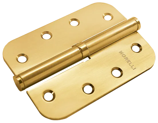 Петля карточная разъемная MSND-C 100X70X2.5 SG R с подшипником стальная левая, врезная, цвет матовое золото фото купить Севастополь