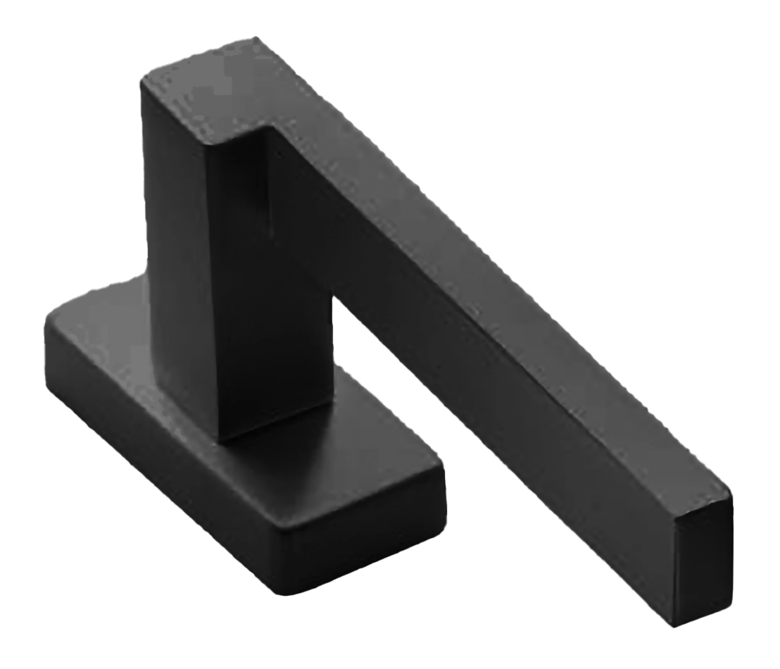 Ручка оконная STONE W1 NERO, цвет - черный фото 1 Ручка оконная STONE W1 NERO, цвет - черный фото купить Севастополь