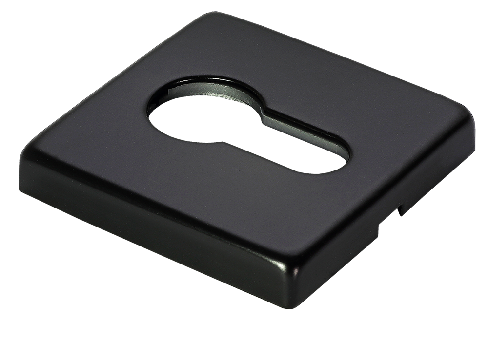 Накладка под евроцилиндр LUX-KH-S5 NERO-ST, цвет - черный soft-touch фото купить Севастополь