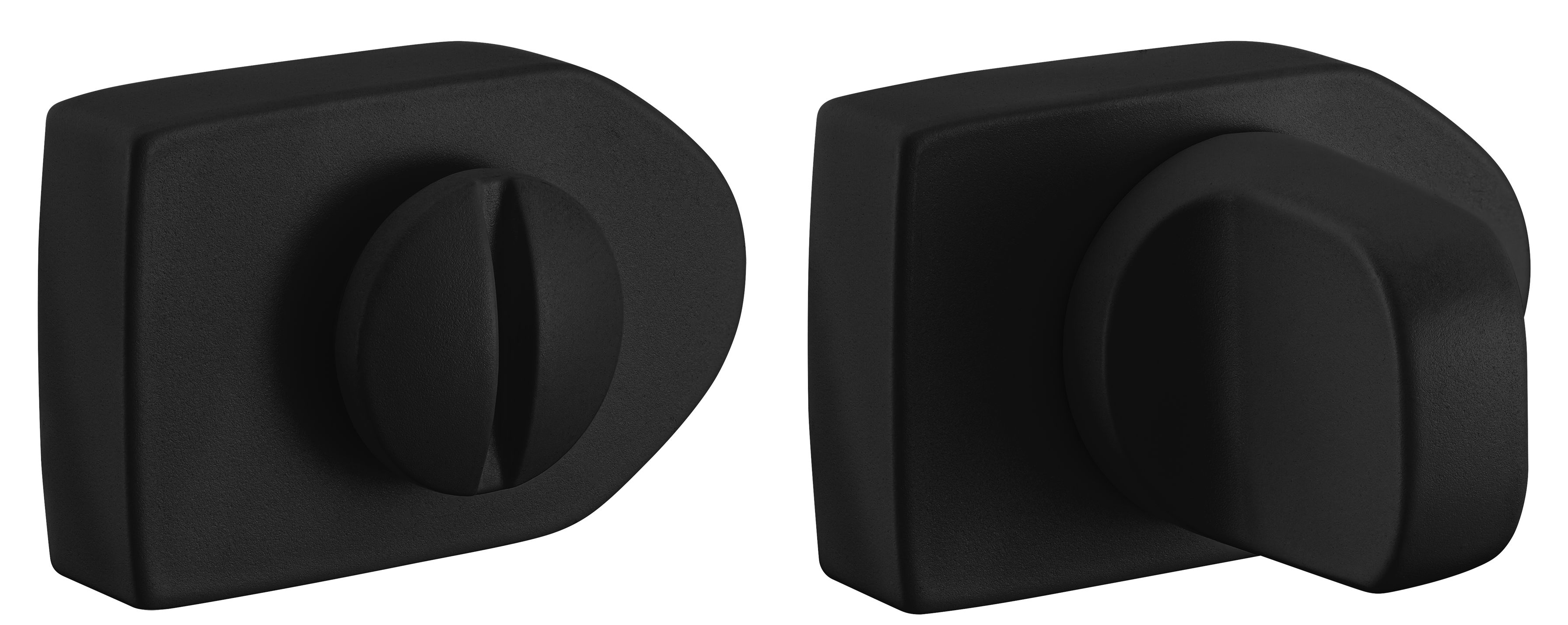 Завертка сантехническая LUX-WC-SH NERO-ST цвет - черный soft-touch фото купить Севастополь