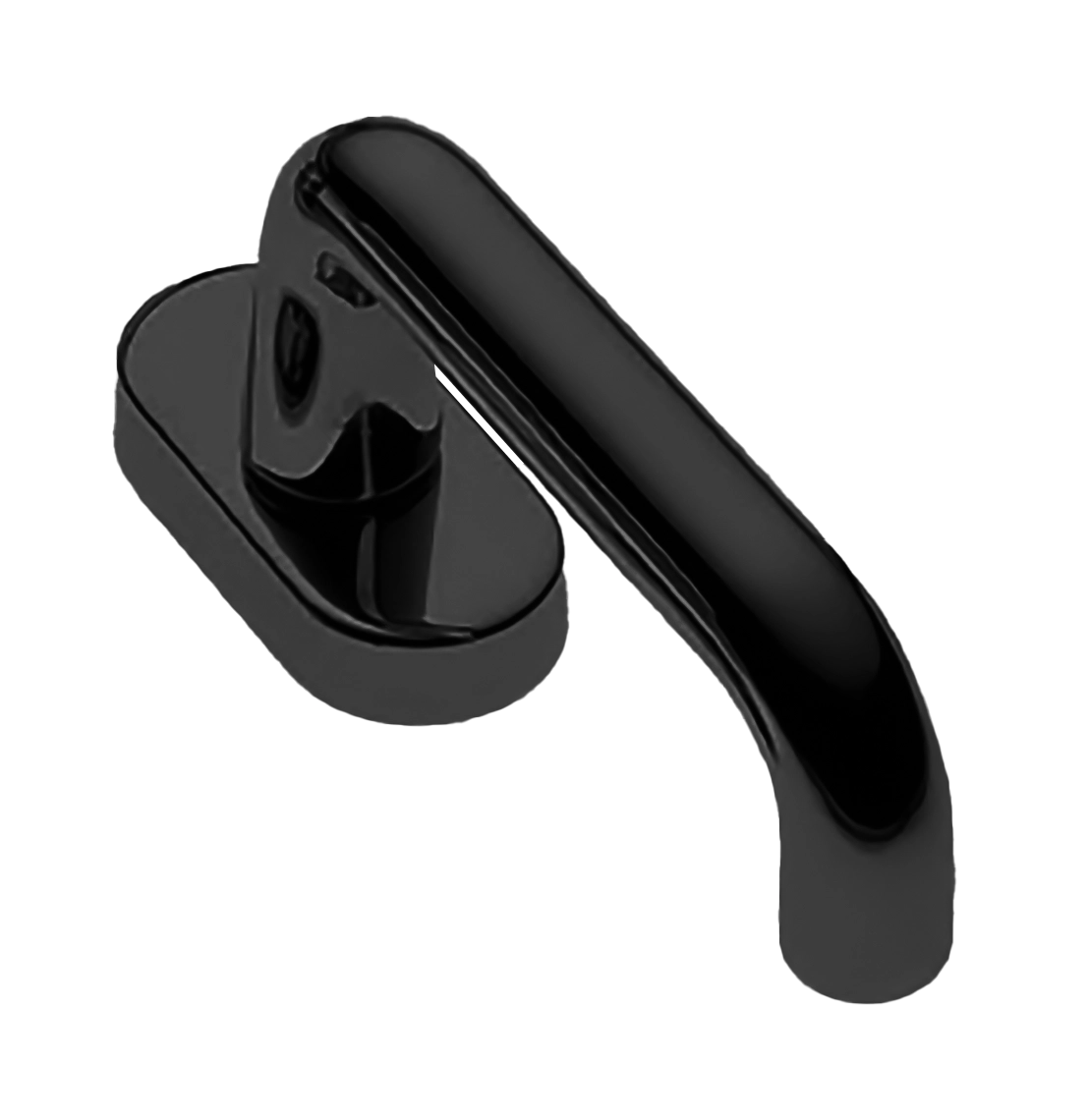 Ручка оконная IRIS W1 NERO, цвет - черный фото купить Севастополь