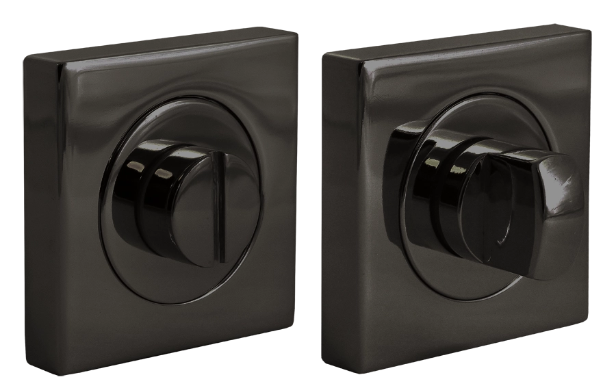 LUX-WC-S2 NIN, завертка сантехническая на квадратной розетке, цвет - черный никель фото купить Севастополь