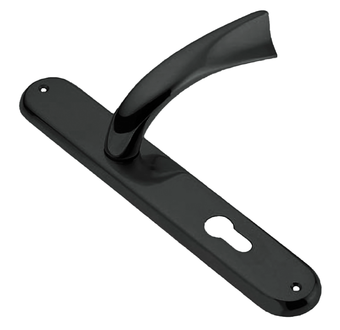 Ручка дверная на планке TENDER PL NIN, цвет черный никель, латунь фото купить в Севастополе