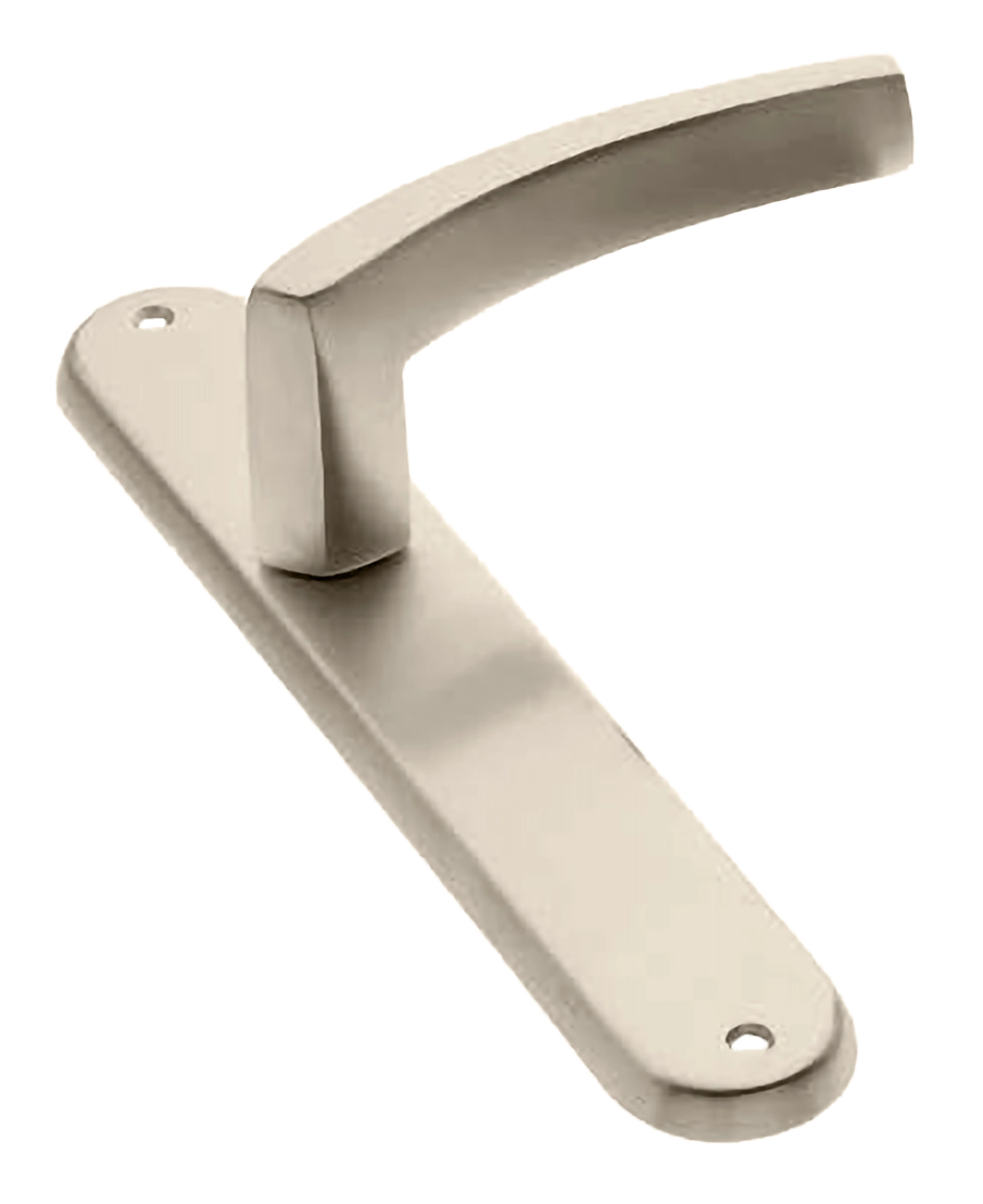 Ручка дверная на планке WIND PL NIS, цвет матовый никель, латунь фото купить в Севастополе