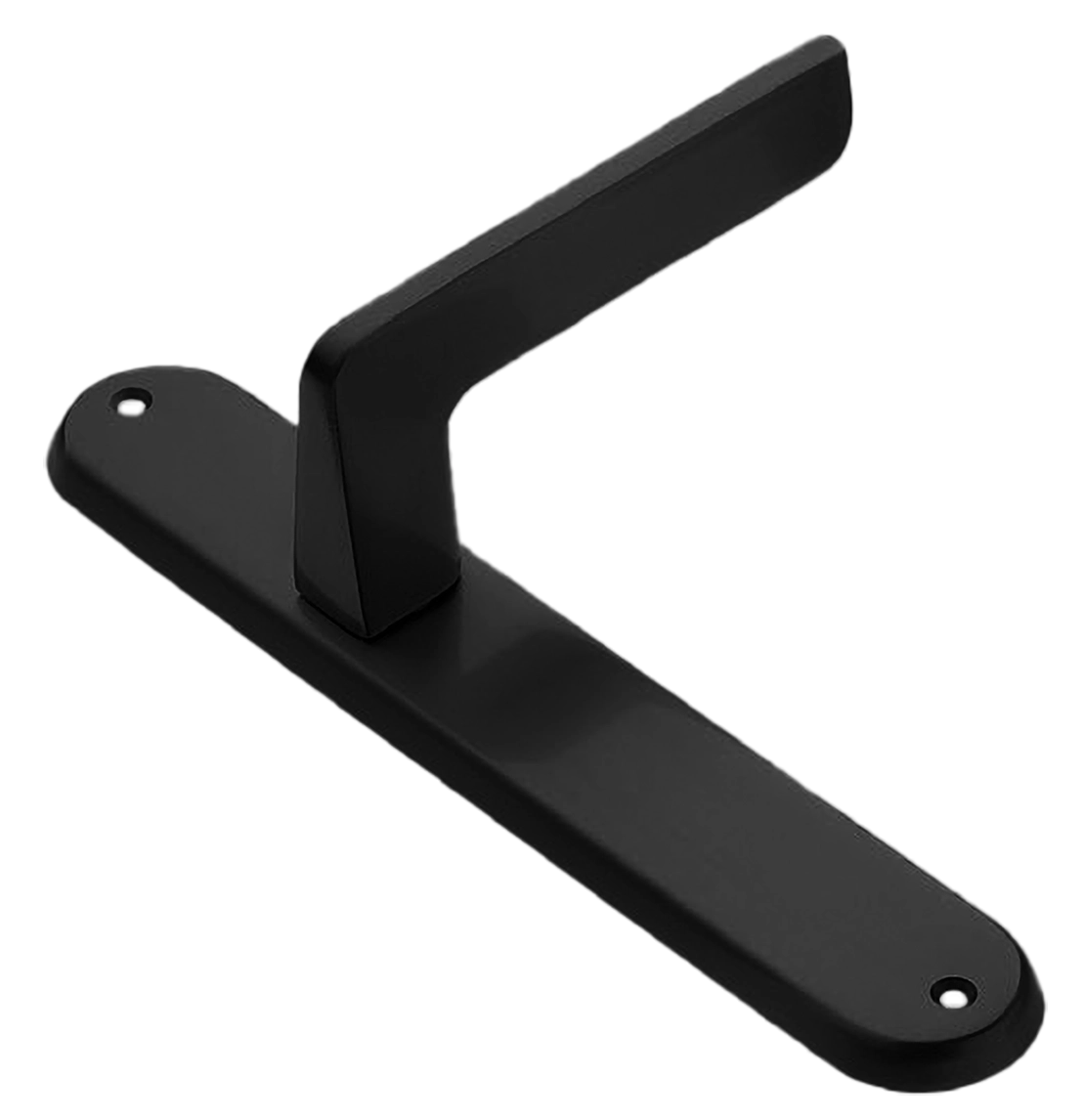 Ручка дверная на планке ROCK PL NERO, цвет черный, латунь фото купить в Севастополе