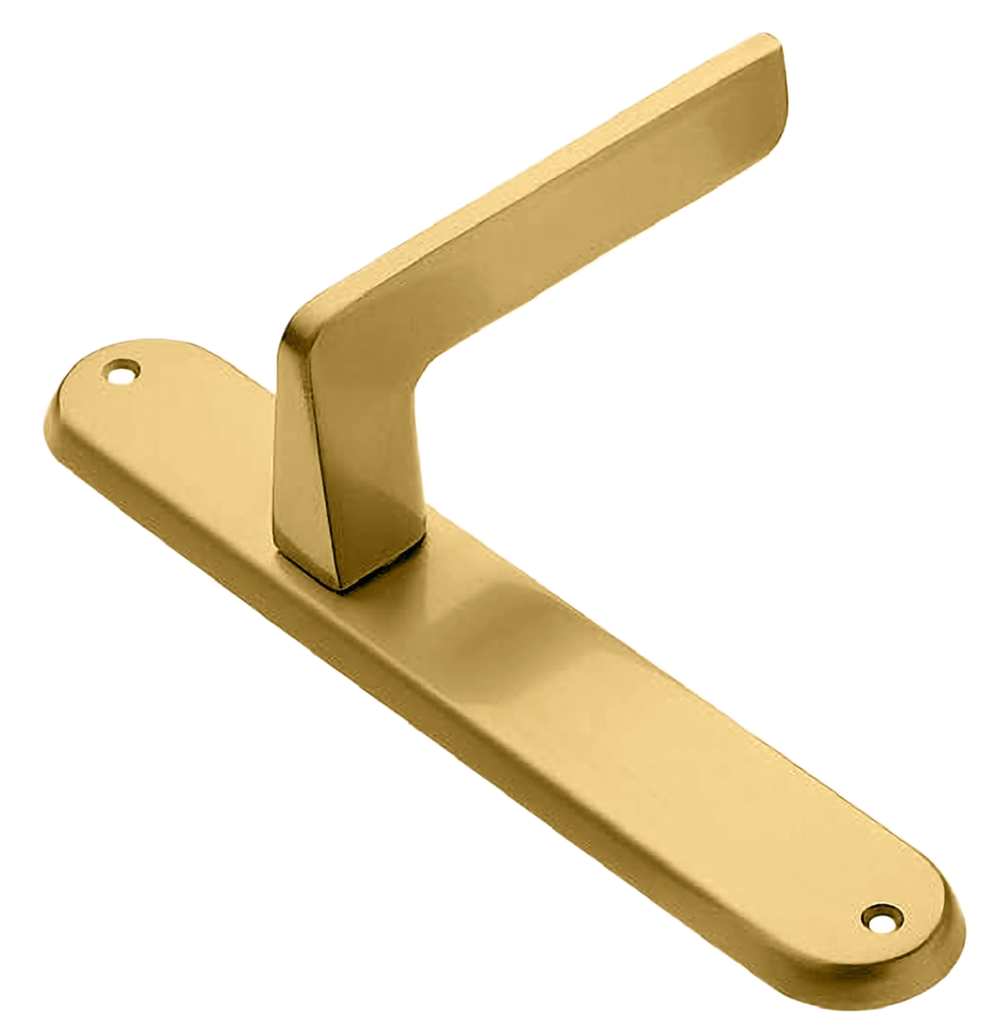 Ручка дверная на планке ROCK PL OSA, цвет матовое золото, латунь фото купить в Севастополе