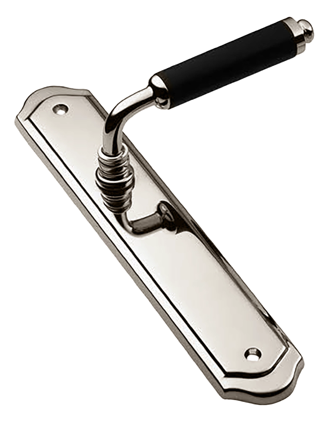 Ручка дверная на планке RIVA PL NIK, цвет никель, латунь фото купить в Севастополе