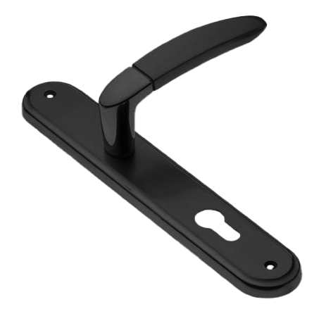 Ручка дверная на планке SAIL PL NERO, цвет черный, латунь фото купить в Севастополе