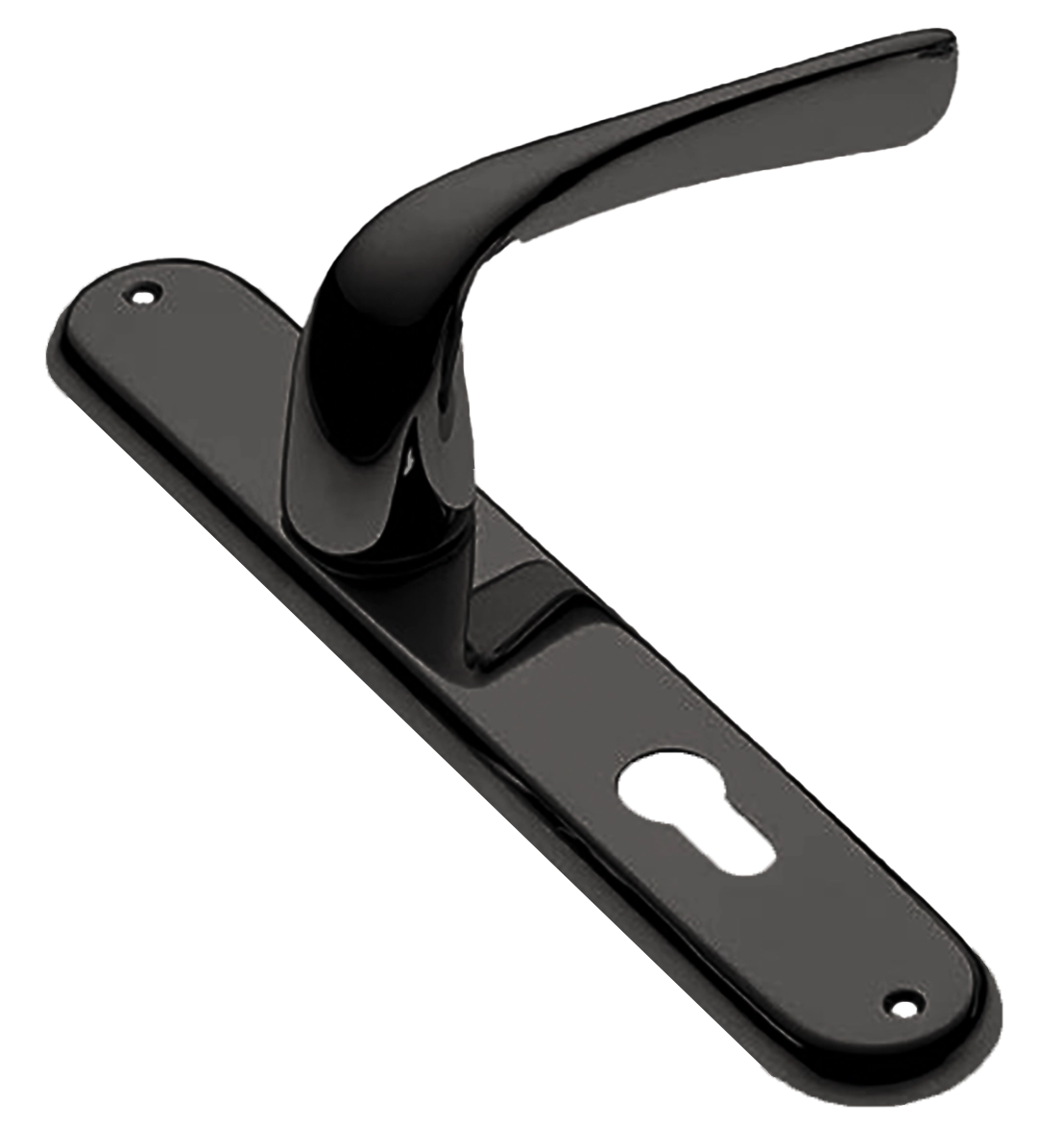 Ручка дверная на планке LE MANS PL NIN, цвет черный никель, латунь фото купить в Севастополе