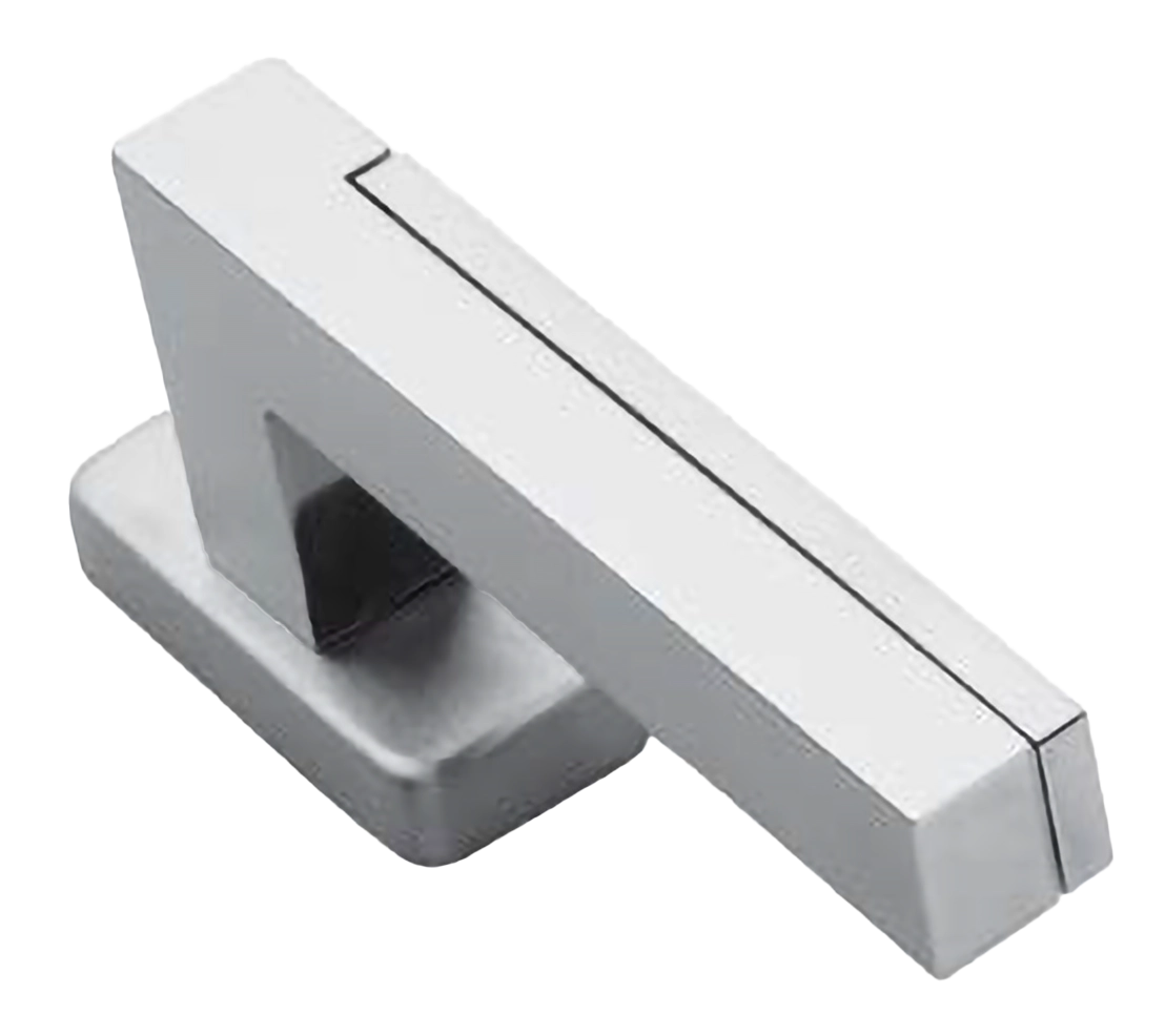 Ручка оконная ISLAND W1 CRO на прямоугольной розетке, цвет хром, латунь фото купить в Севастополе