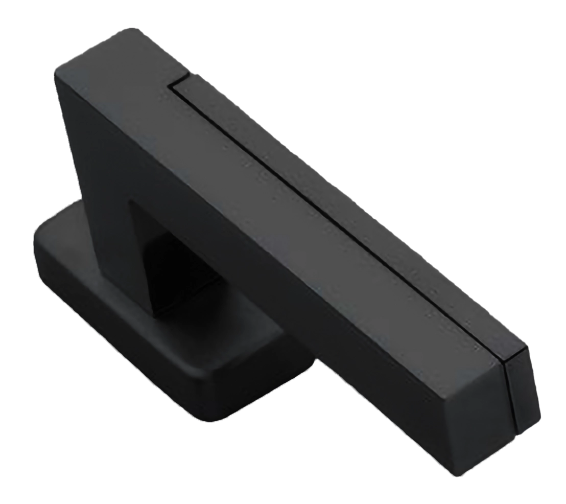 Ручка оконная ISLAND W1 NERO на прямоугольной розетке, цвет черный, латунь фото купить в Севастополе