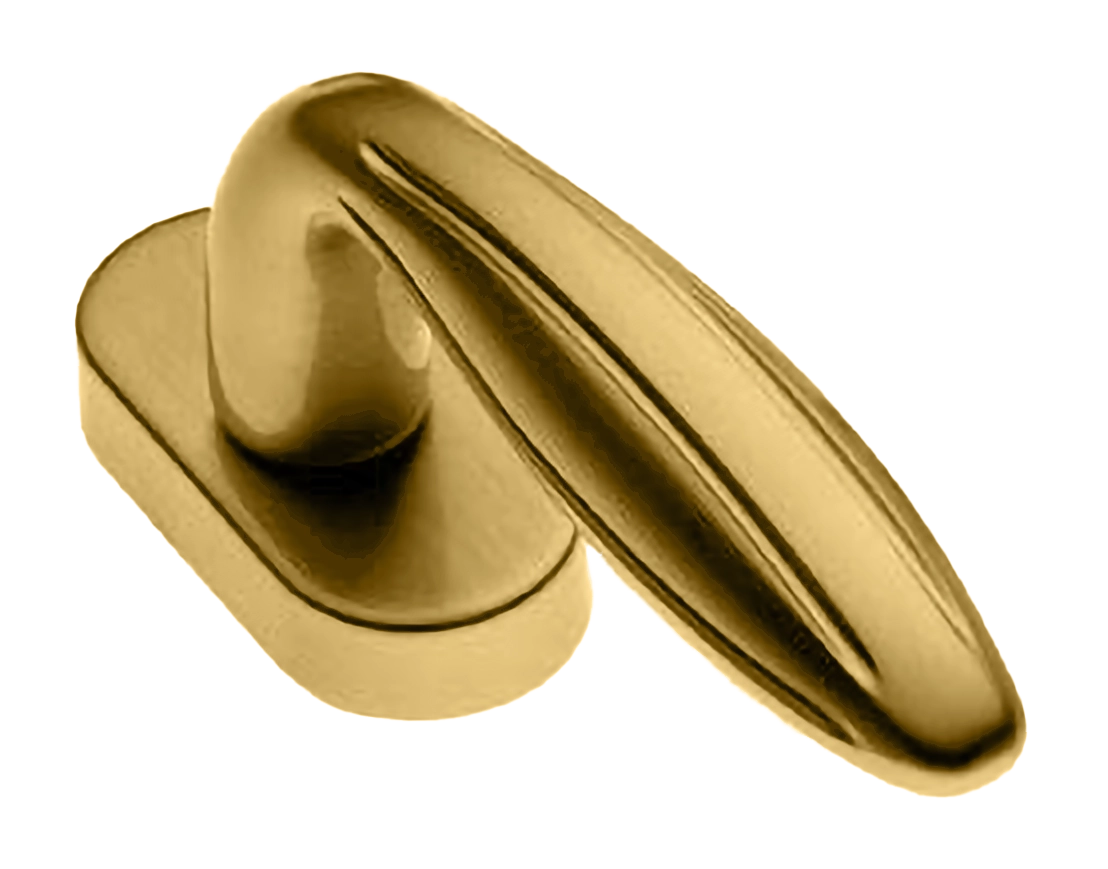 Ручка оконная BUD W1 OSA, цвет - матовое золото фото купить в Севастополе