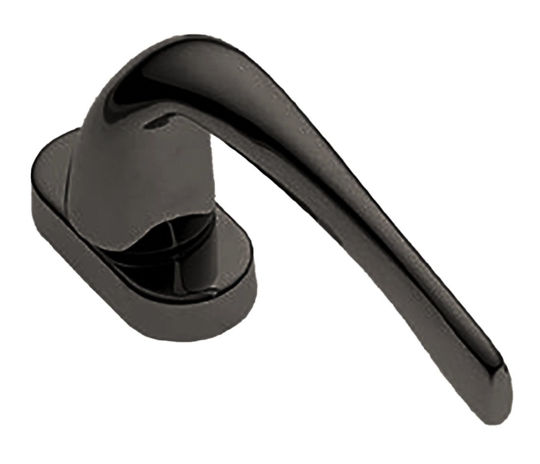 Ручка оконная LE MANS W1 NIN на прямоугольной розетке с 4-х позицион. механизмом, цвет черный никель, латунь фото купить в Севастополе