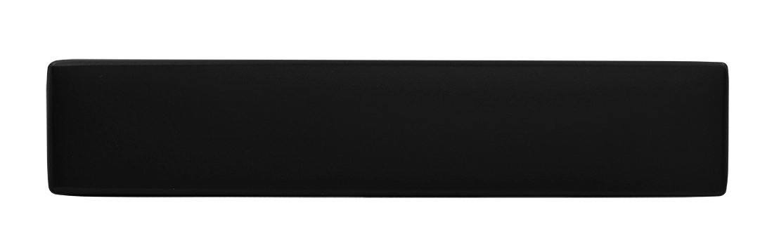 Ручка дверная SHUTTLE NERO-ST цвет черный soft-touch, ЦАМ фото купить в Севастополе