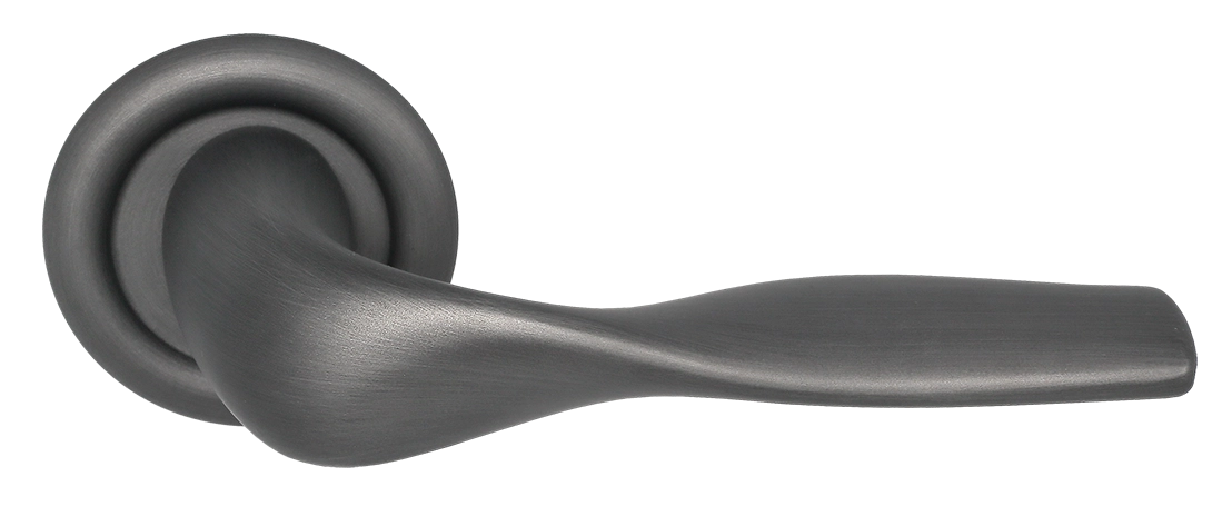 Ручка дверная LVB R7 SST на круглой розетке, цвет Летняя гроза/Summer Storm фото купить Севастополь