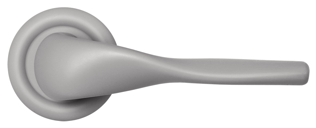 Ручка дверная LVB R7 SMI на круглой розетке, цвет Весенняя дымка/Spring Mist фото купить в Севастополе