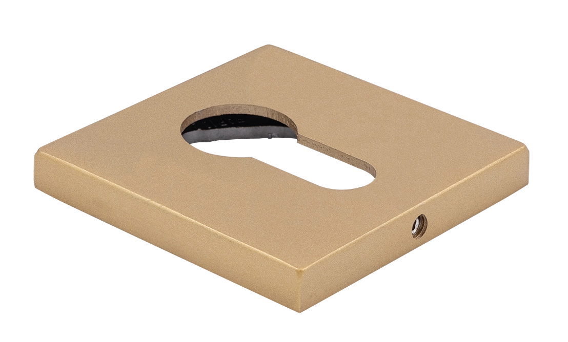 Накладка на замок MH-KH-S6 FTG под евроцилиндр, цвет матовое итальянское золото фото купить Севастополь