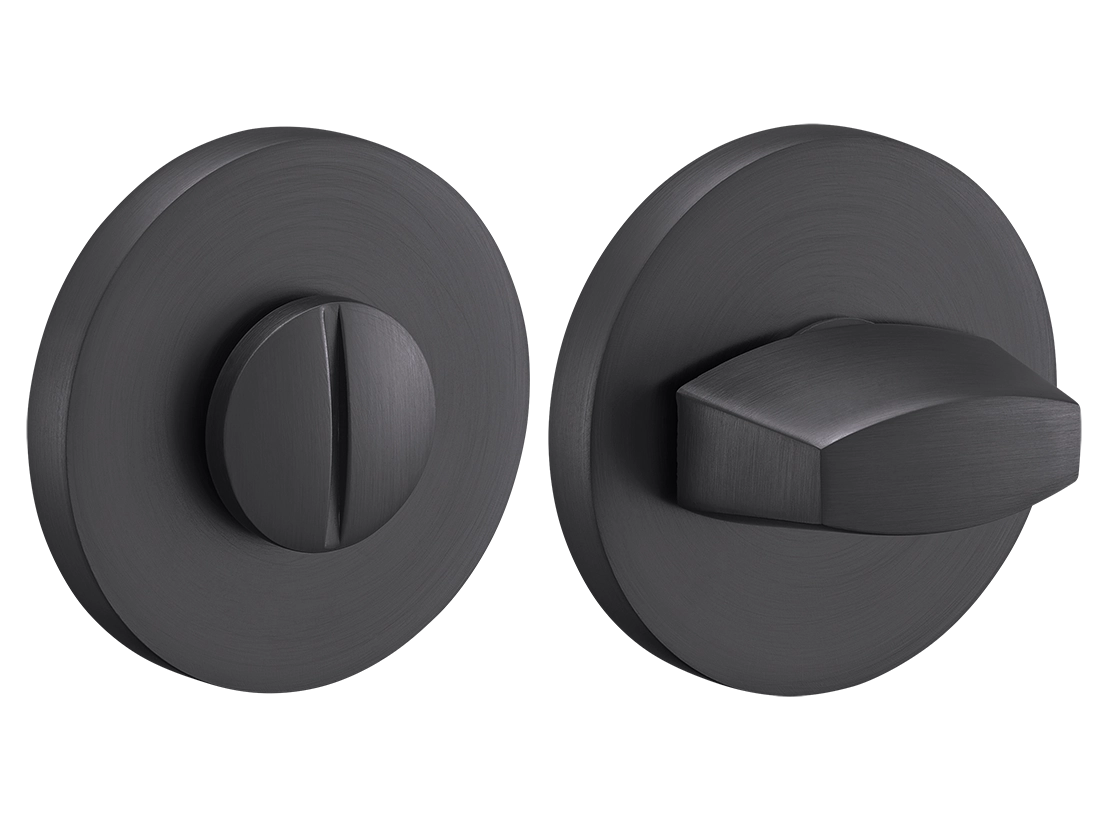 Завертка сантехническая MH-WC-R6 GR на круглой розетке, цвет графит, ЦАМ фото купить Севастополь