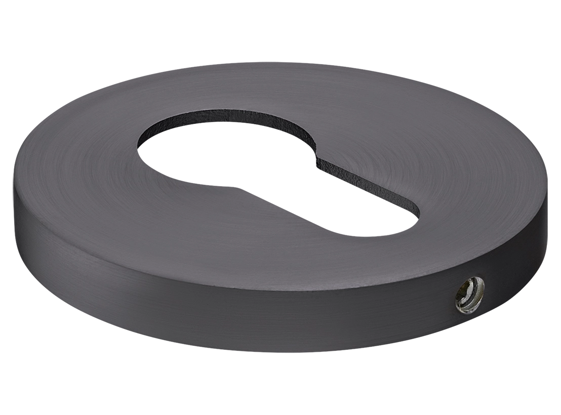 Накладка на замок MH-KH-R6 GR на круглой розетке, цвет матовый графит фото купить Севастополь