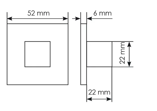 Комплект дверных ручек MH-54-S6 BL с заверткой MH-WC-S6 BL + замок M1895 BL, цвет черный фото дверная фурнитура Севастополь