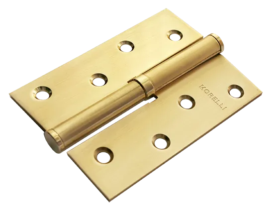 Петля разъемная карточная MSND 100X70X2.5 SG R с подшипником стальная правая, врезная, цвет матовое золото фото купить Севастополь