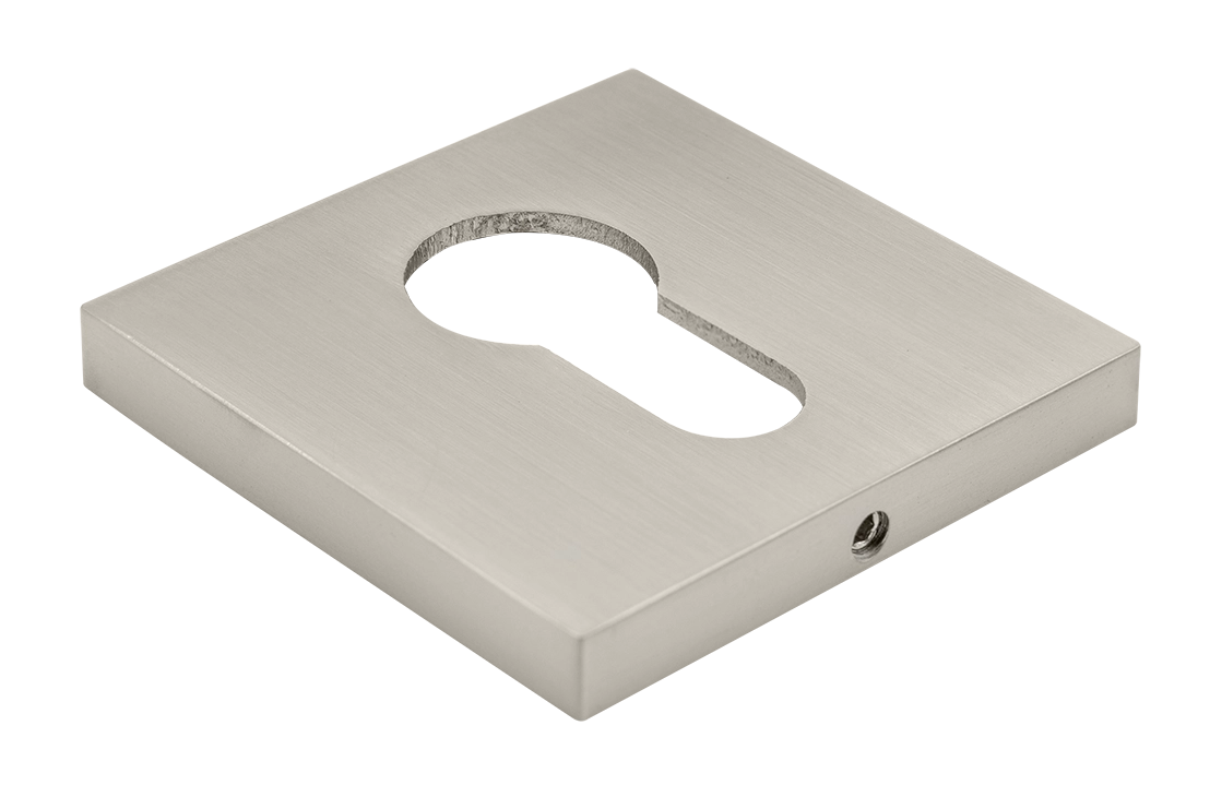 Накладка на замок MH-KH-S6 MSN под евроцилиндр, цвет матовый хром фото купить Севастополь