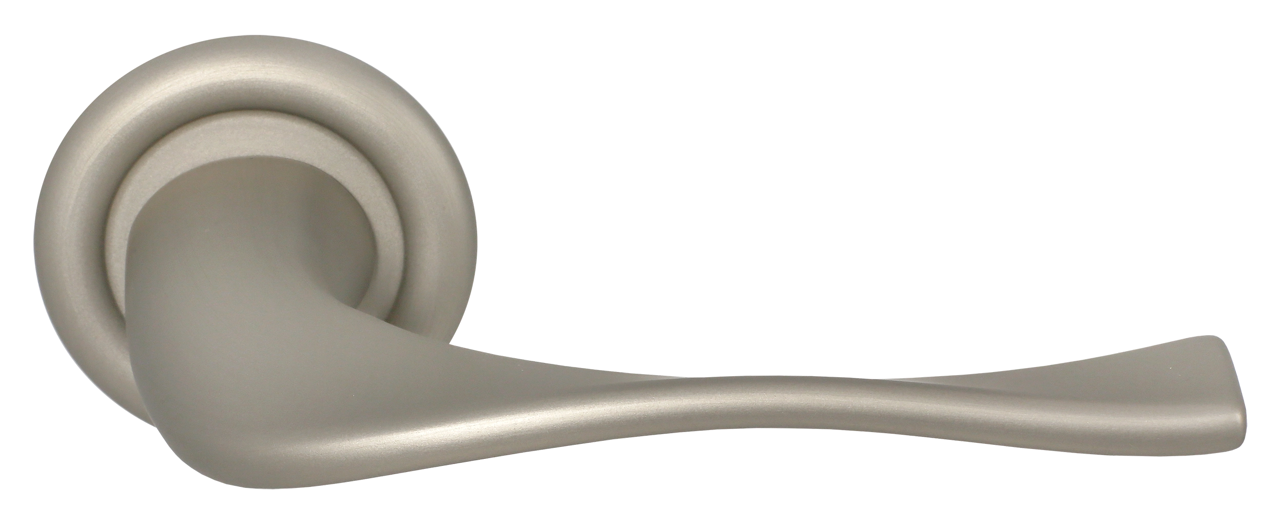 Ручка дверная SKYSCRAPER R7 SMI на круглой розетке, цвет Весенняя дымка/Spring Mist фото купить Севастополь