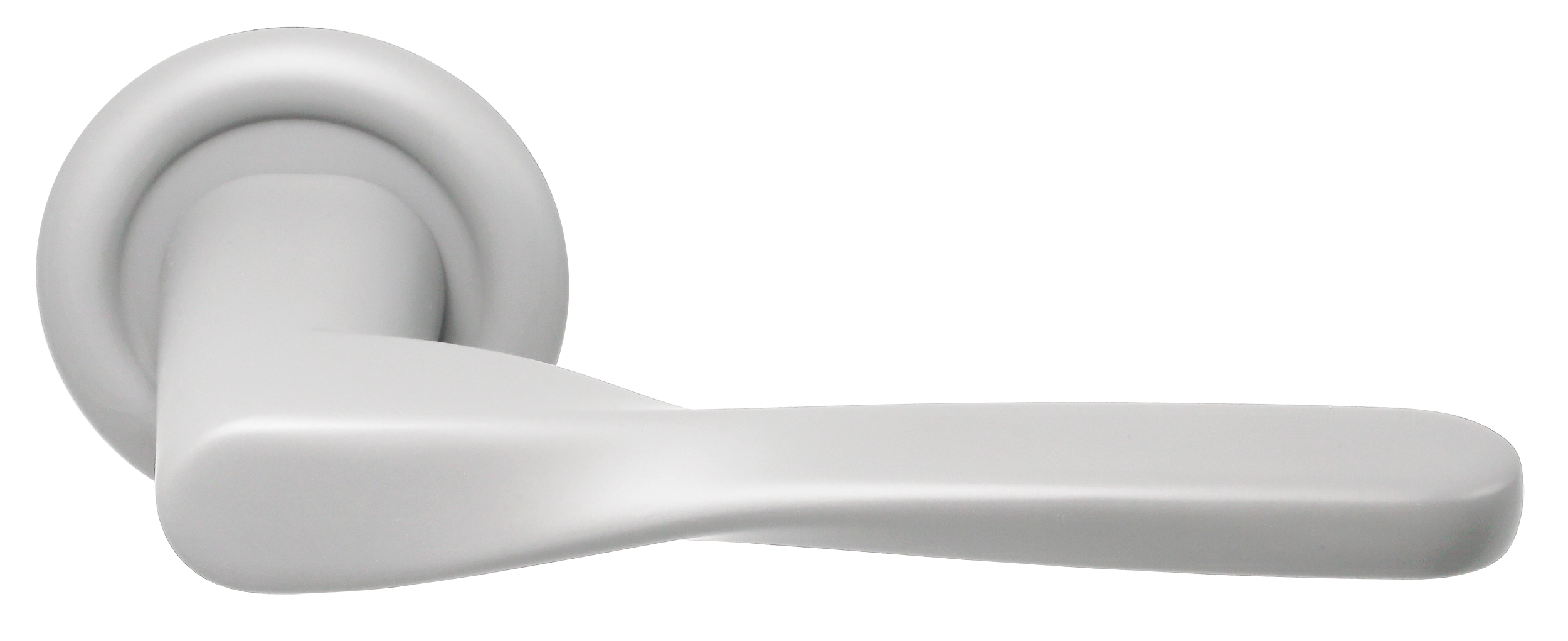 Ручка дверная THE OLYMPICS R7 SSW на круглой розетке, цвет Стокгольмский снегопад/Stockholm Snowfall фото купить Севастополь