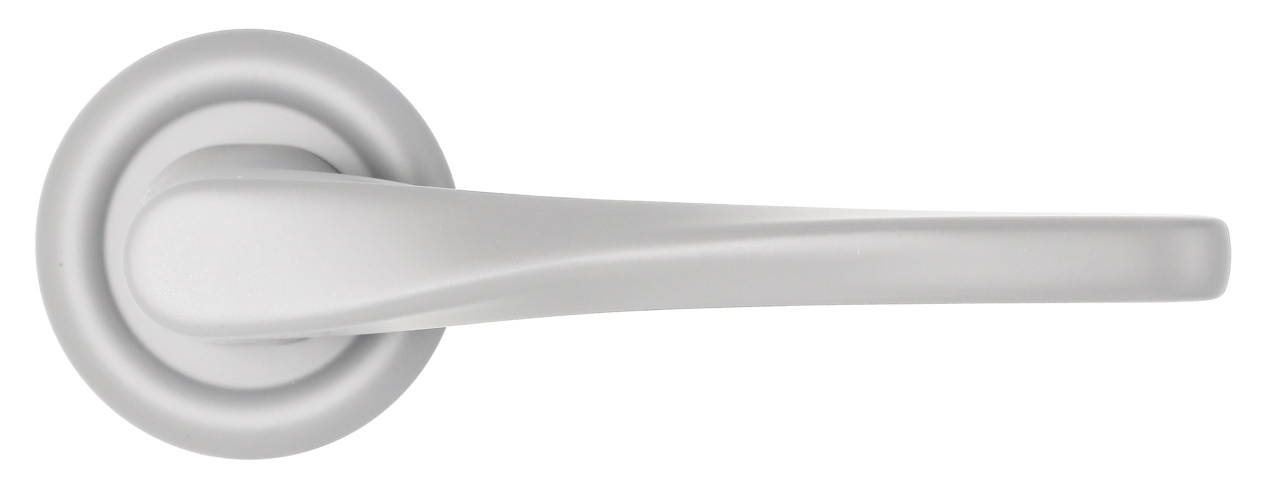 Ручка дверная THE OLYMPICS R7 SSW на круглой розетке, цвет Стокгольмский снегопад/Stockholm Snowfall фото купить в Севастополе