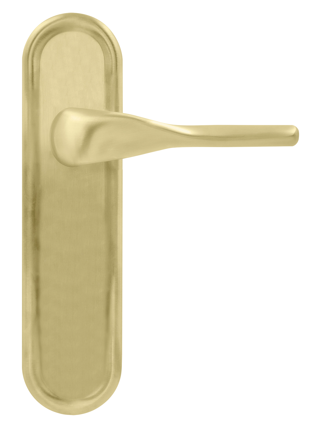 Ручка дверная LVB PLR AH на планке, цвет Осенний мёд/Autumn Honey фото купить в Севастополе