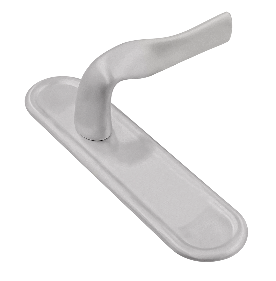 Ручка дверная LVB PLR SSW на планке, цвет Стокгольмский снегопад/Stockholm Snowfall фото купить Севастополь