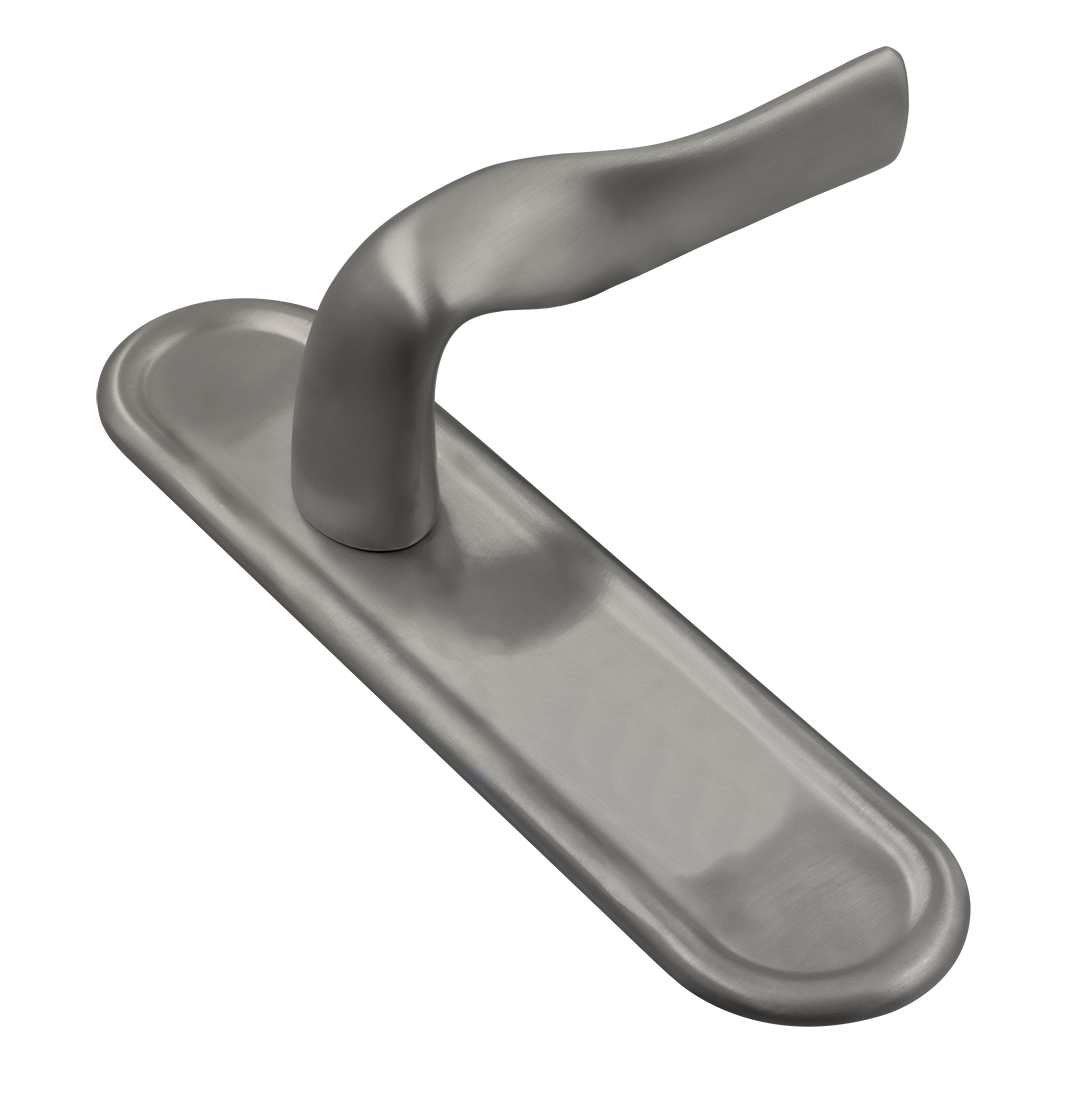 Ручка дверная LVB PLR WF на планке, цвет Зимняя стужа/Winter Frost фото купить Севастополь