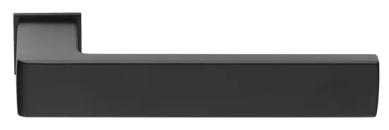 Ручка дверная HORIZONT-SM NERO раздельная без розетки, цвет черный, ЦАМ фото купить Севастополь