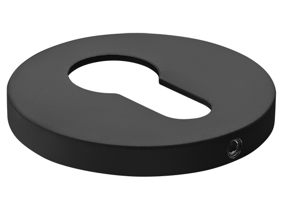 Накладка на ключевой цилиндр, на круглой розетке 6 мм, MH-KH-R6 BL, цвет - чёрный фото купить Севастополь
