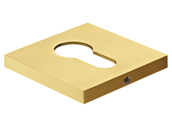 Накладка на ключевой цилиндр, на квадратной розетке 6 мм, MH-KH-S6 MSG, цвет - мат. сатинированное золото фото купить Севастополь